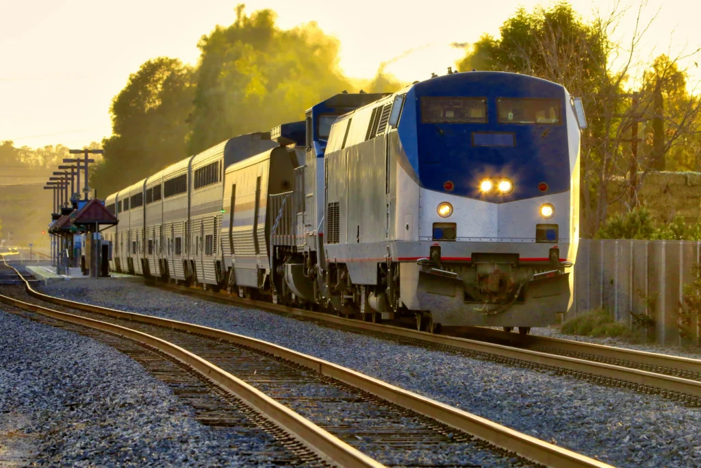 Amtrak train