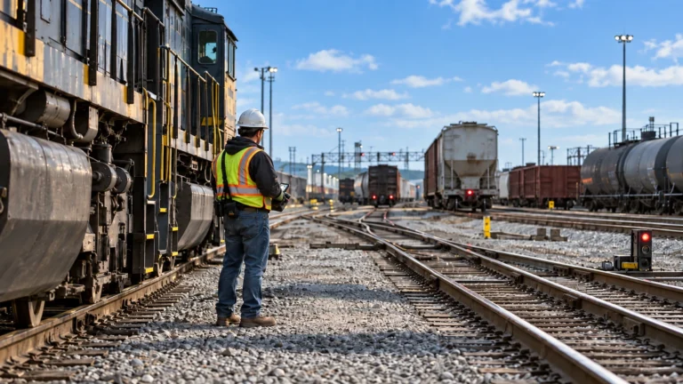 Daylight Railroad Yard Operations